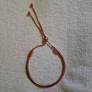 Original Pandora bracelet, rose gold